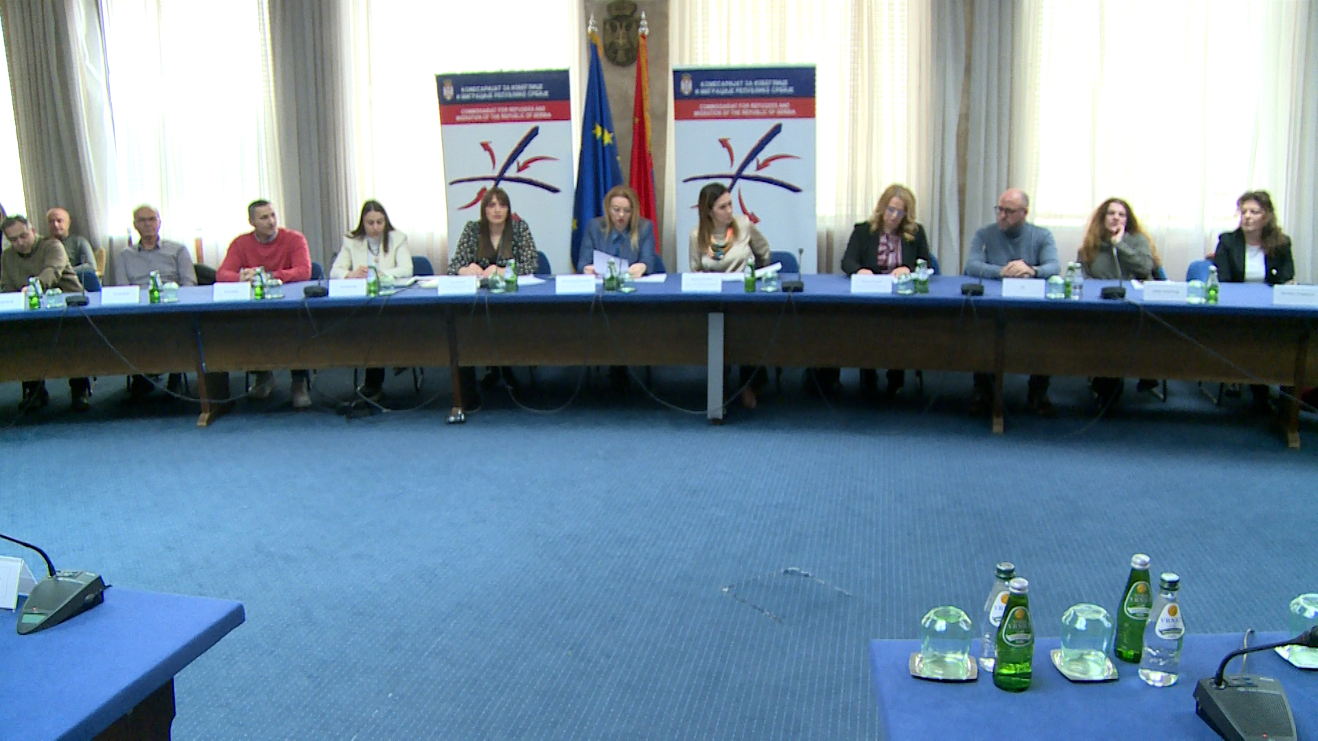 Beograd, radni sastanak sa poverenicima za izbeglice i migracije svih jedinica lokalne samouprave u organizaciji Komesarijata za izbeglice i migracije Republike Srbije, pokrivanje